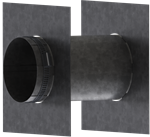 Узел прохода через сэндвич панель