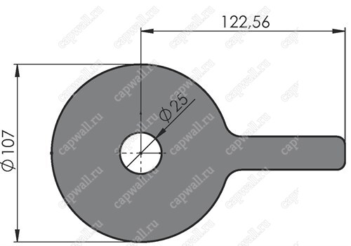 Предохранительная шайба Ду50 для счетчиков РСГ СИГНАЛ G16-G65 1699