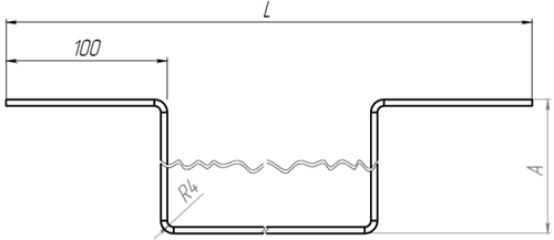 Пластина (токопроводящая перемычка) УГ 13.01-06(Ду300) Серия 5.905-25.05 2339